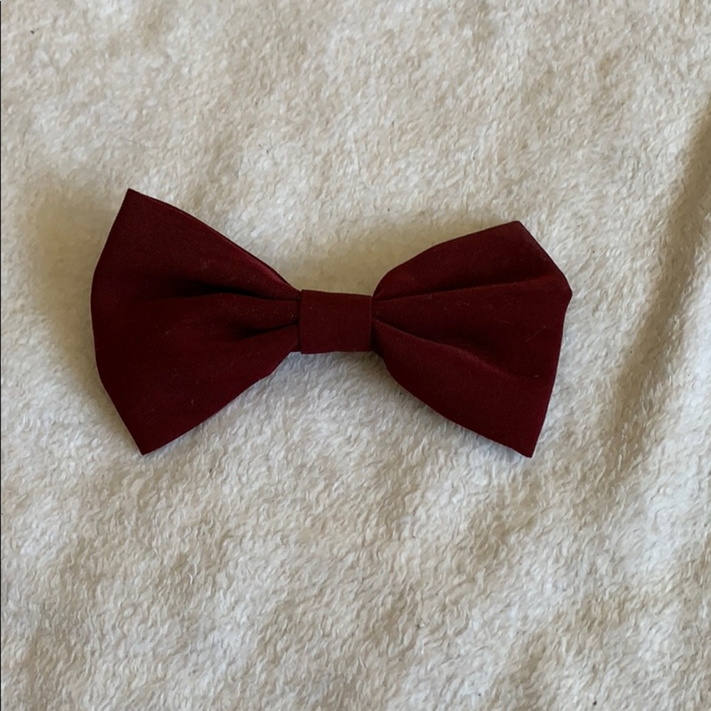 Maroon Hair Bow